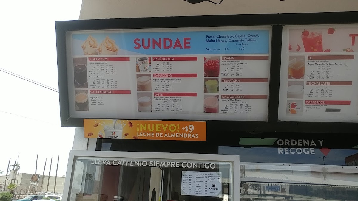 CAFFENIO Soriana Triángulo Menu - Image 2