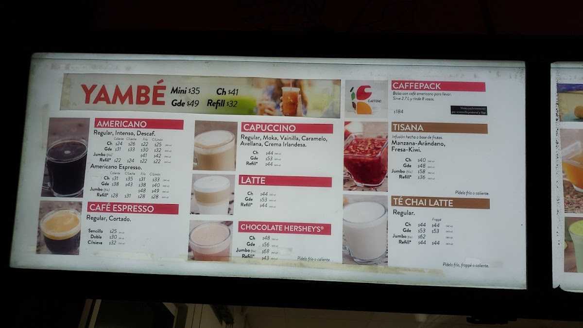 CAFFENIO Soriana Triángulo Menu - Image 3