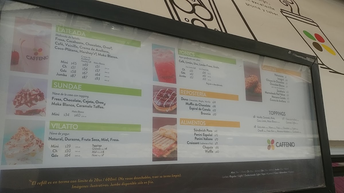CAFFENIO Soriana Triángulo Menu - Image 6